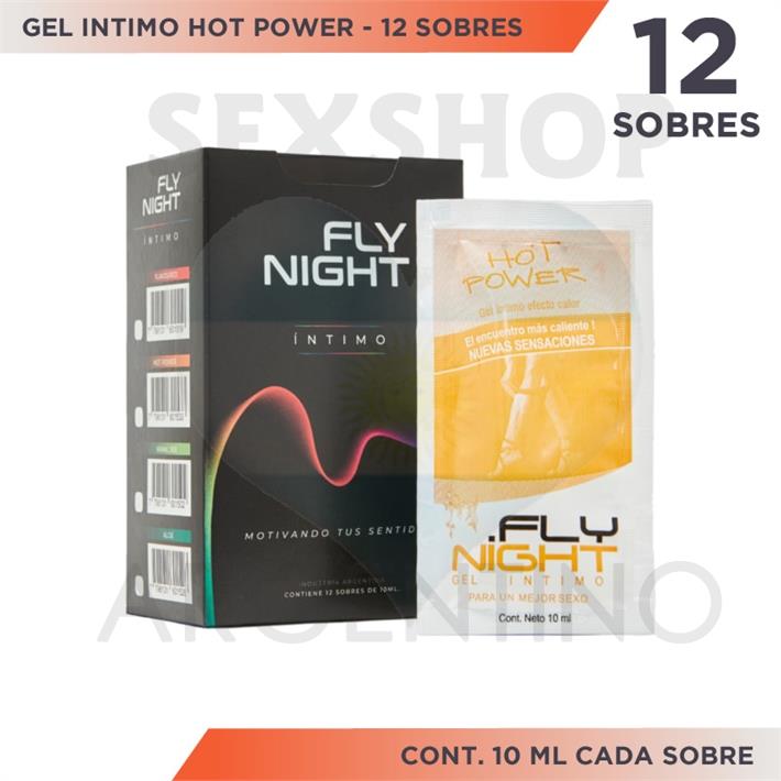 HOT POWER GEL INTIMO 10 CC X 12 UNID.